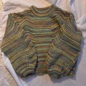 Universal Thread Multicolor Striped Sweater